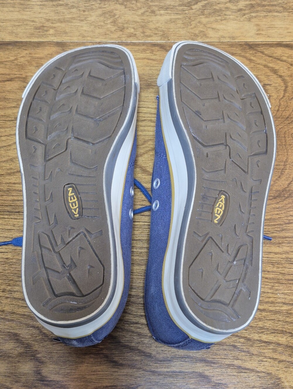 KEEN Women's Coronado Blue Canvas Casual Sneaker, Size US 8 - Picture 13 of 16